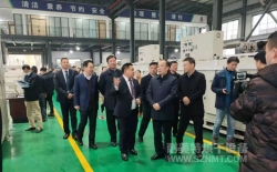 湖南省常德市市委書記、市長等領導蒞臨湖南省耐美特智能烘干工業(yè)設備有限公司視察指導工作
